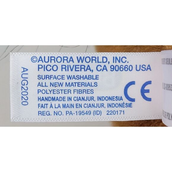 Aurora Breyer A Horse Of My Very Own 15" Plush Black Brown White Pre-Owned - Picture 10 of 10